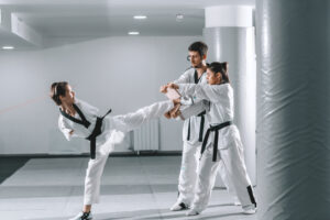 Taekwondo breaking boards